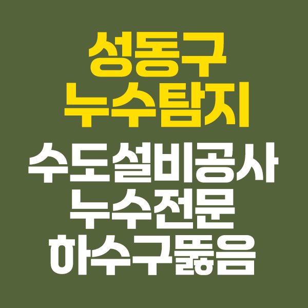 성동구누수